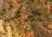 Beef Roll-up In Spicy Sauce