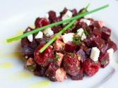 Beetroot, Feta And Raspberry Salad