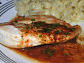 Bell Pepper Crusted Chicken With A Balsamic Reduction