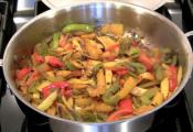 Indian Bell Pepper And Potato Stir Fry