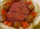 Betty's New England Boiled Corned Beef Dinner-- For St. Patrick's Day!