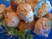 Betty's Rice Krispies Easter Eggs With Grandson Carter