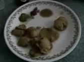 The Bhajia ( Deep Fried Vege- Slices) Dinner