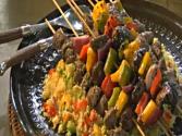 Bison Kabobs With Cous Cous