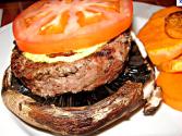 Portobello Bison Burgers With Pesto