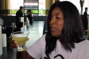 Bittersweet Martini With Honey Dew Infused Vodka