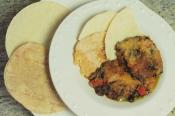Spicy Black Bean Casserole With Vegetables And Cheese