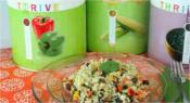 Black Beans Salad With Rice And Vegetables
