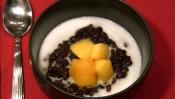 Black Rice Pudding With Mango
