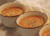 Holiday Special Carrot Coconut Bisque With Indian Aromatics