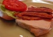 Bacon Sandwich  With Chipotle Mayonnaise And Monterey Jack Cheese