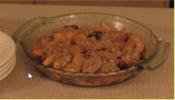 Blueberry And Peach Crisp 