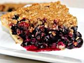 Fresh Blueberry Crumb Pie