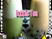Boba : Bubble Tea (boba Tea) With Mangosteen And Green Tea