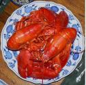 Boiled Live Lobsters