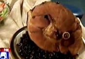 Tasty Bone-in Ham With  Raisin Glaze