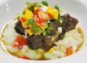 Cuban Braised Lamb With Sangria Reduction Sauce