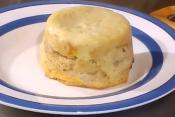 Baked Bread, Cream And Banana Pudding