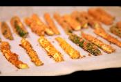 Baked Crisp Zucchini Sticks