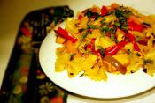 Stir Fry Seafood Pasta