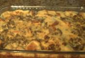 Egg And Sausage Baked Breakfast Casserole