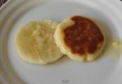 Breakfast Cream Cheese Arepas