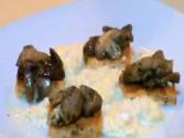 Herbed Mushroom On Toast With Cheese Sauce