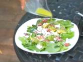 Wasabi Viniagrette Salad- Gardening By Cuisine
