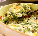 Flounder Fillets Over Zesty Lemon Rice