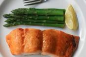 Miso Maple Glazed Broiled Salmon
