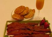 Bacon Glazed With Brown Sugar And Pepper