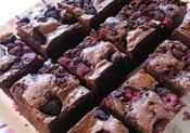 Sour Cream Raspberry Brownies