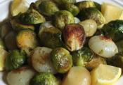 Roasted Brussels Sprouts And Cipollini Onions
