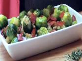 Brussels Sprouts With Onion And Veg Bacon