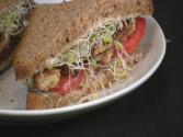Bst Bacon, Sprout And Tomato Sandwich