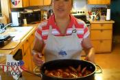 Make Ahead Buffalo Wings - Part 1 - Slow Cooking Chicken In Sauce