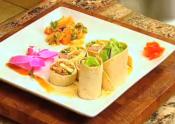 Bulgogi Kimchi Rice Wrap With Kimchi Salsa