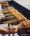 Chicken Satay With Chunky Peanut Sauce