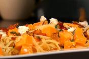 Linguine Pasta With Butternut Squash And Cheese