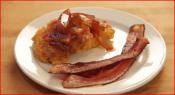 Squash Pancakes With Apple Maple Syrup Sauce