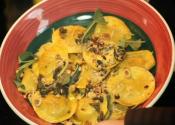 Butternut Squash Ravioli With Brown Butter Sage Sauce And Roasted Hazelnuts 