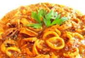 Calamari With Tomato Sauce - Moroccan Style