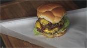 California Style Double Burger With Caramelized Onions