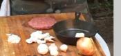 Grilled Mushroom And Onion Burger
