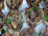 Caramelized Onion And Mushroom Tartlets With Energizer Cocktails