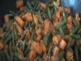 Carrots Beans Poriyal / Indian Vegetarian 