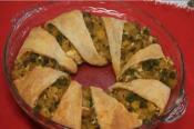 Curried Cauliflower And Peas Pie 