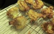 Cauliflower Fried In Parmesan Cheese Batter