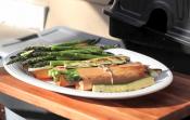 Cedar Paper Wrapped Salmon & Grilled Veggies