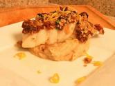 Seared Halibut On Celeriac Parsnip Puree